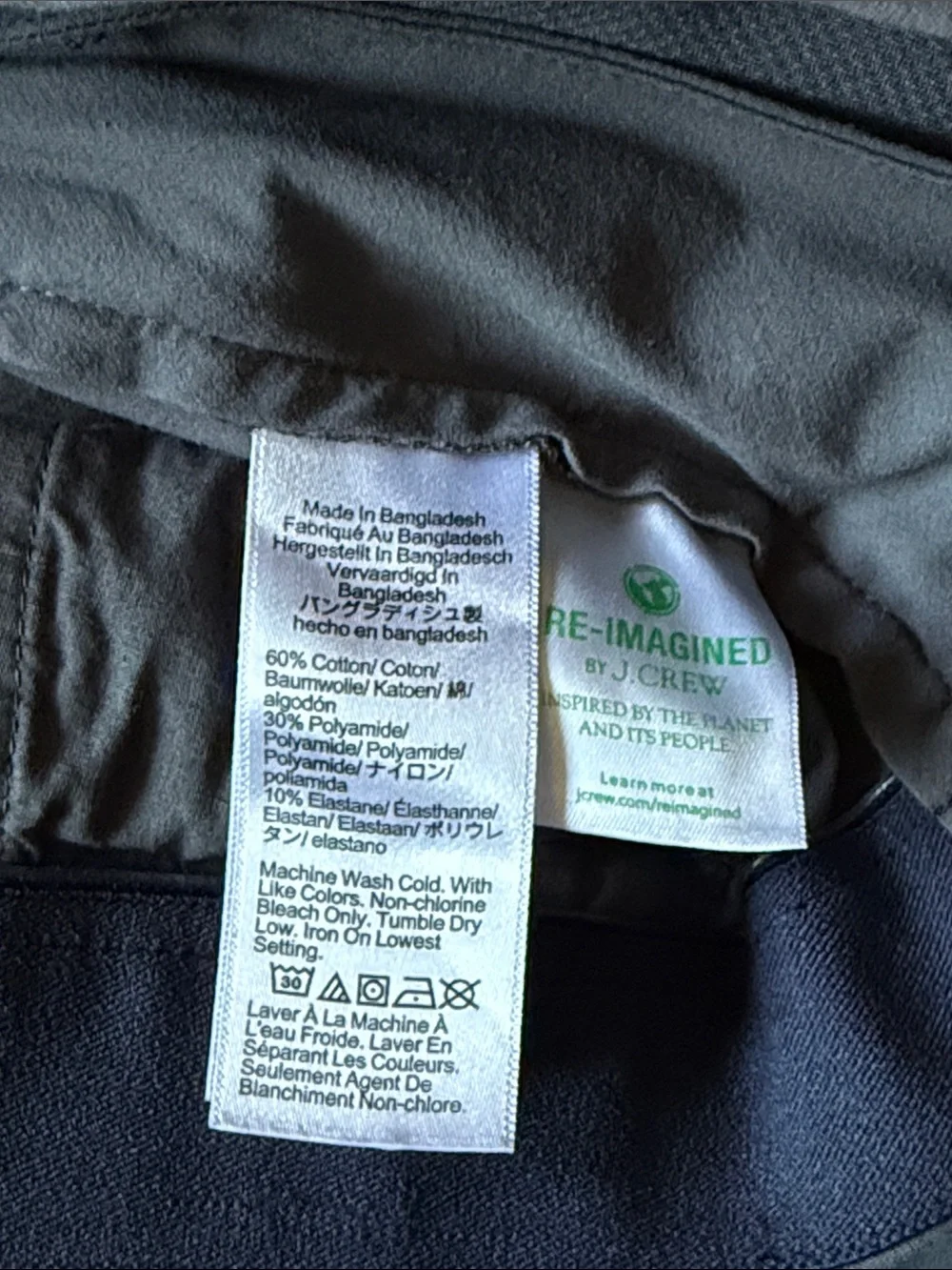 J. Crew Dark Gray Men's Chino Pants